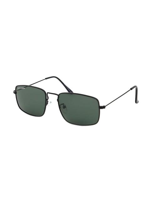 micelo martin dark green polarized square sunglasses for men