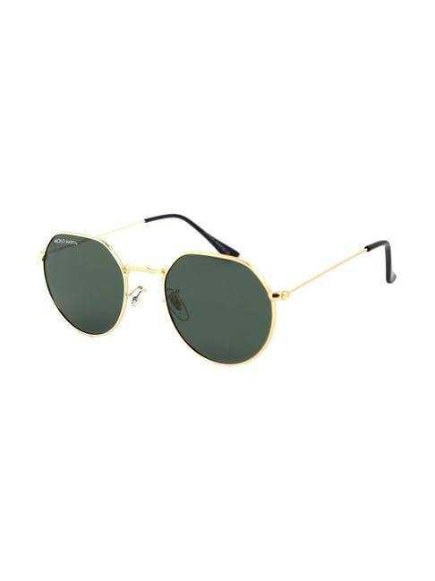 micelo martin green polarized hexaround unisex sunglasses