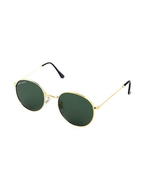 micelo martin green polarized round unisex sunglasses