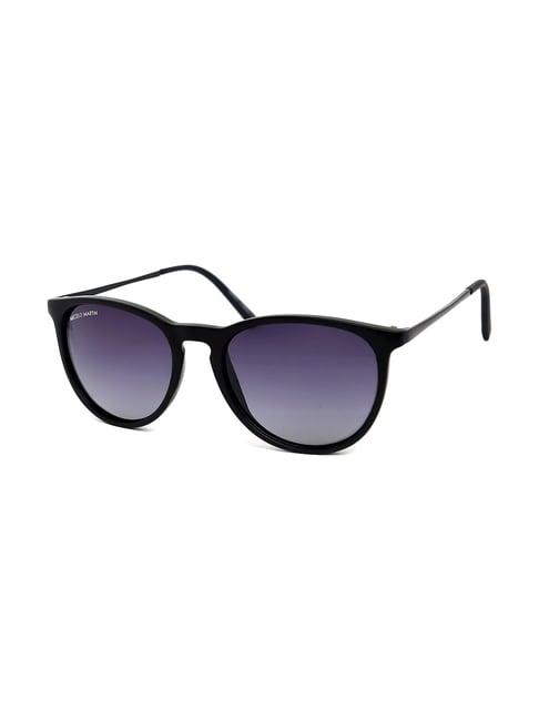 micelo martin grey polarized round unisex sunglasses