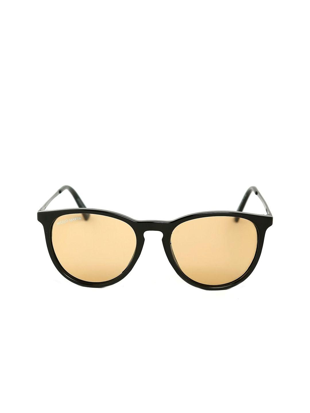 micelo martin unisex orange lens & black uv protected wayfarer sunglasses mm2002 c2-