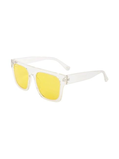 micelo martin yellow polarized wayfarer sunglasses for men