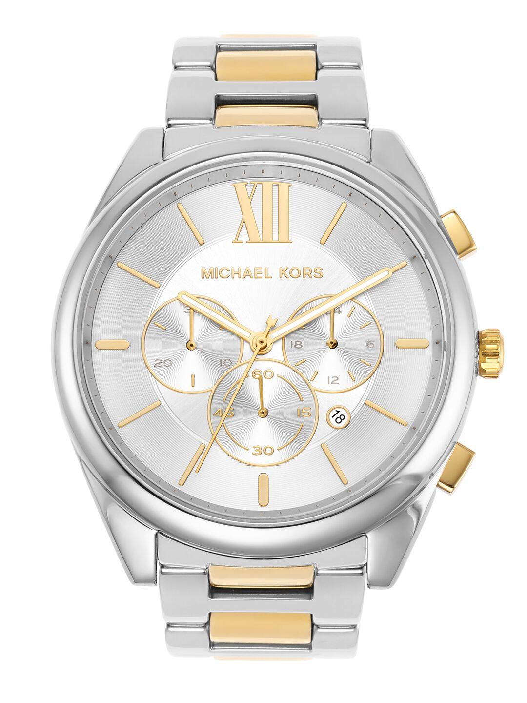 michael kors men stainless steel bracelet style straps analogue watch mk8994it