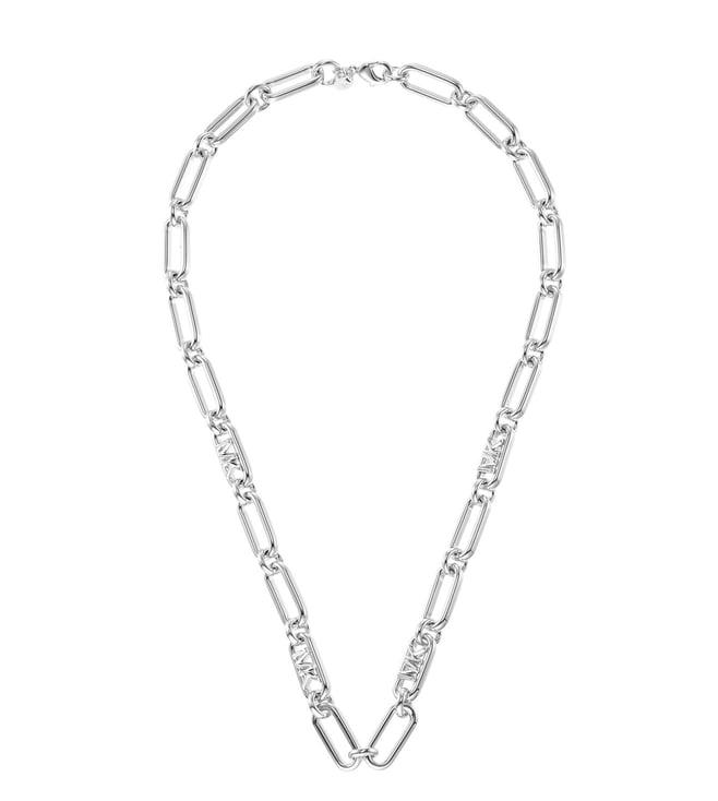 michael kors silver premium necklace
