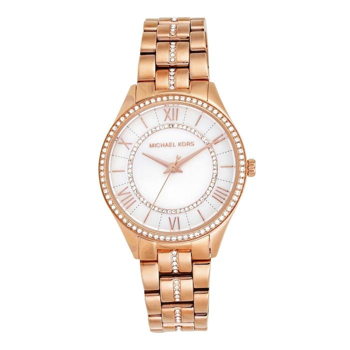 michael kors lauryn rose gold watch mk3716