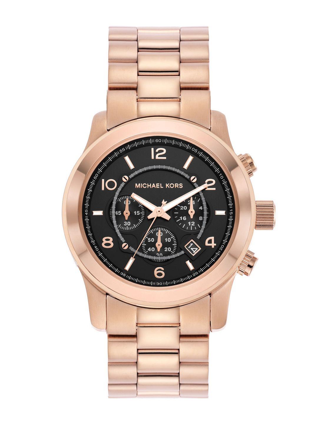 michael kors men stainless steel analogue multi function watch mk9123