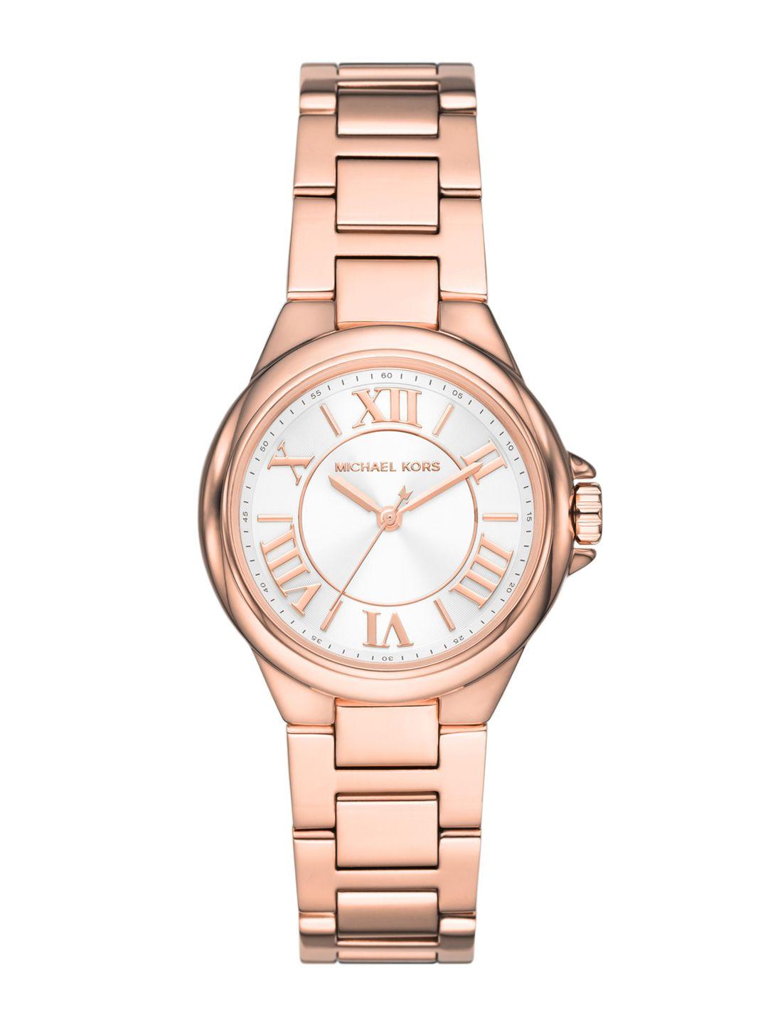 michael kors women camilie analogue watch mk7256