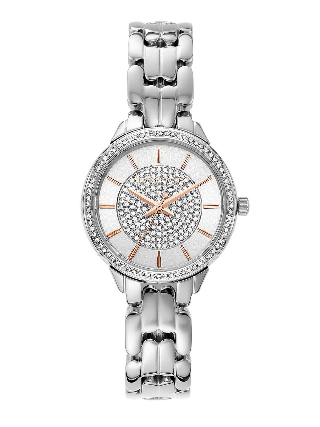 michael kors women embellished analogue watch mk4411