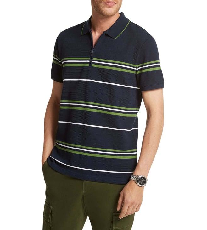 michael michael kors midnight stripes regular fit polo t-shirt