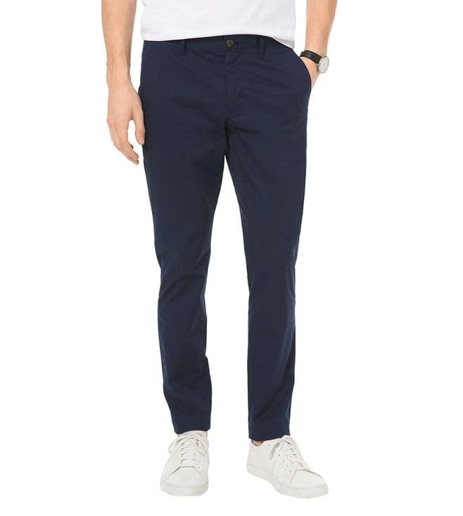 michael michael kors skinny midnight mid rise chinos