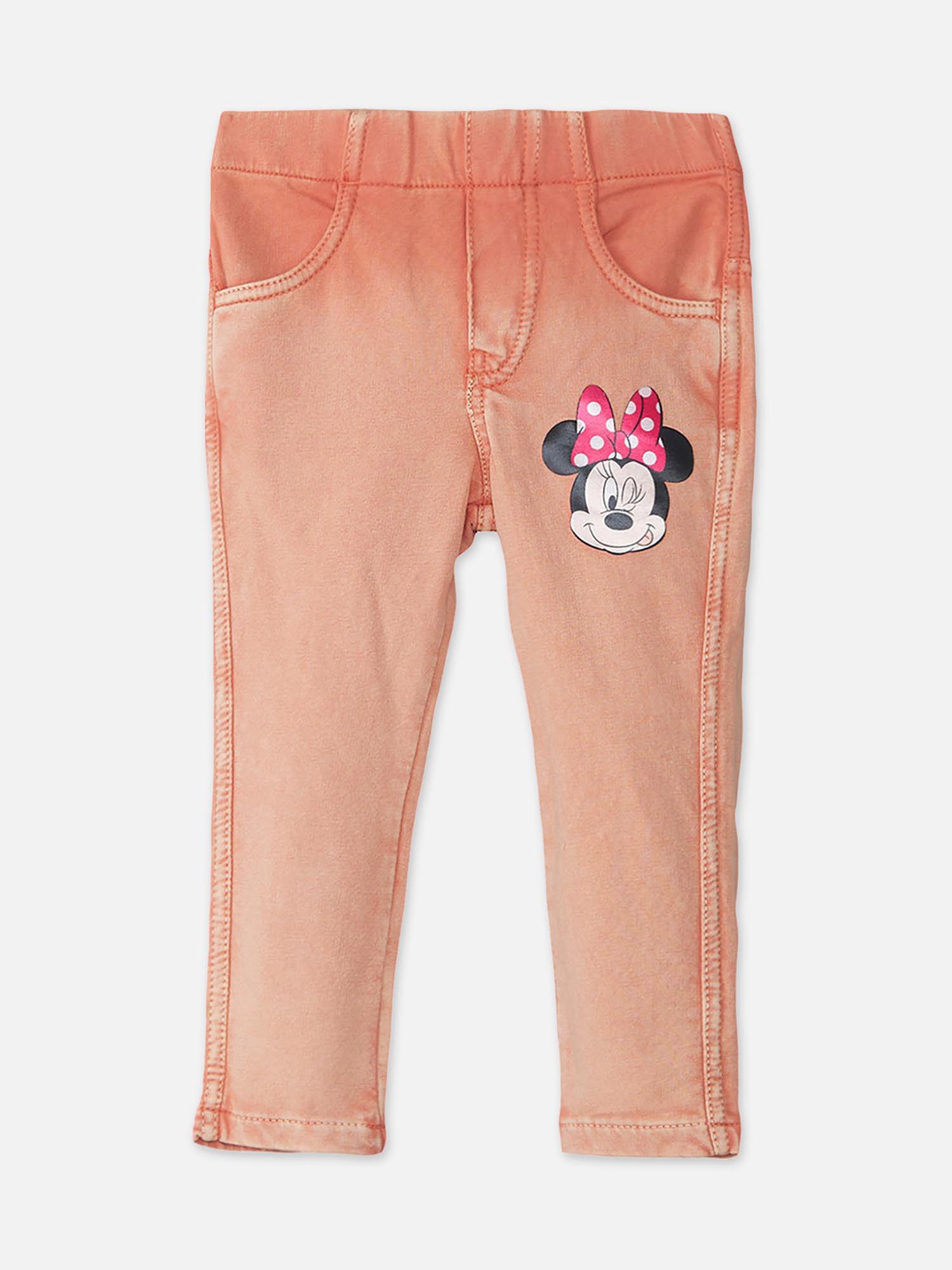 mickey & friends featured peach joggers for boys