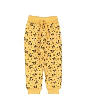 mickey mouse print joggers