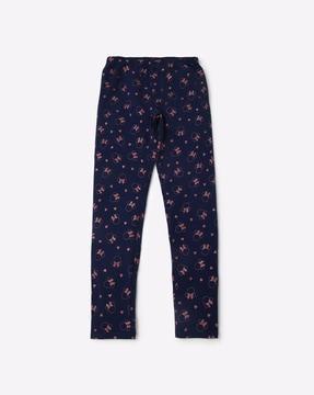 mickey mouse print leggings with elasticated waist