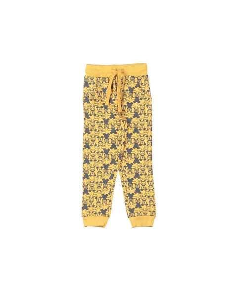 mickey mouse print trackpant with drawstring