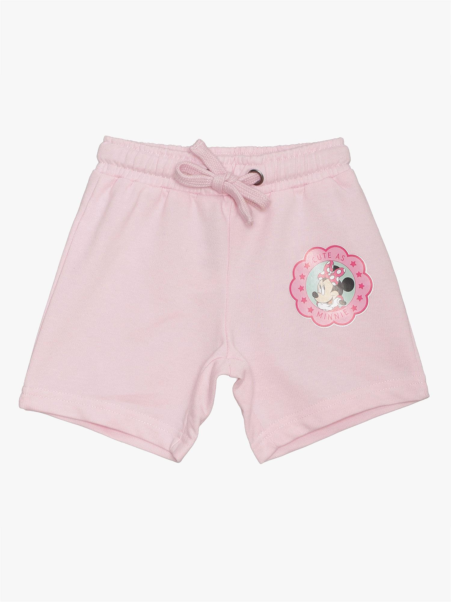 mickey & friends pink shorts