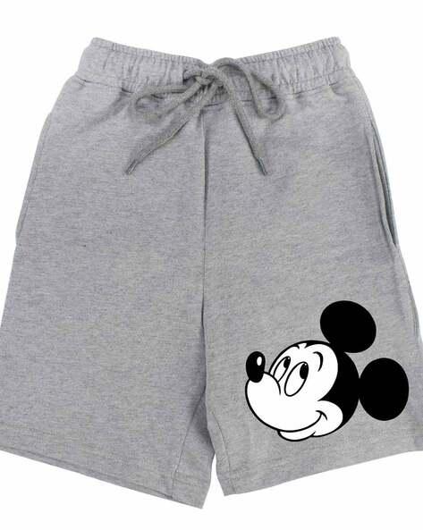 mickey mouse mid-rise shorts