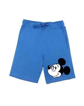 mickey mouse mid-rise shorts