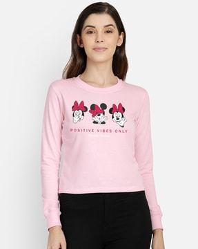 mickey mouse short sweatshirt