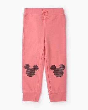 micky mouse print joggers