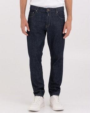 mickym tapered fit aged wash jeans