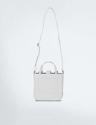 micro logo crossover bag