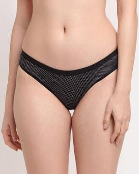 micro print  hipster panty