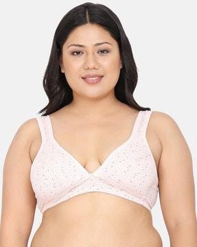 micro print nursing bra