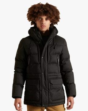 microfibre expedition parka quilted jacket