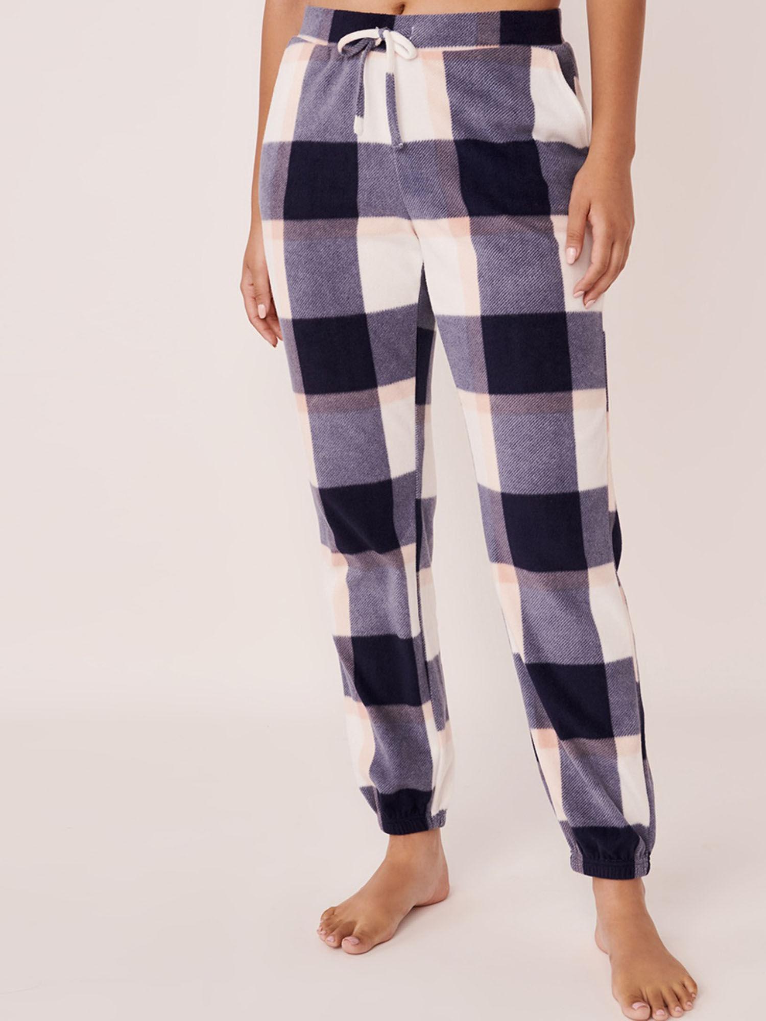 micropolar plaid pants