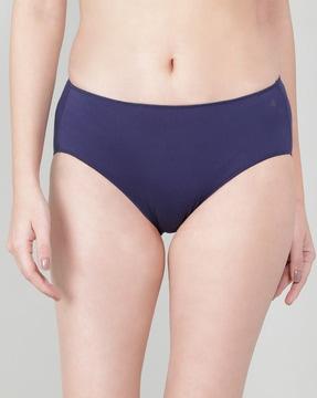 mid rise hipster with elasticated waistband
