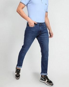 mid rise jameson slim fit jeans