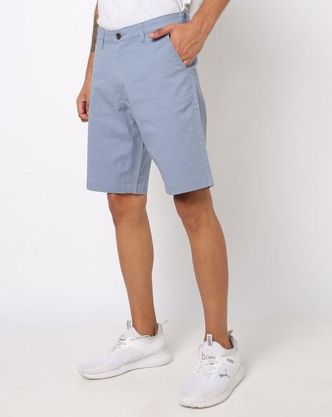 mid rise shorts with insert pockets