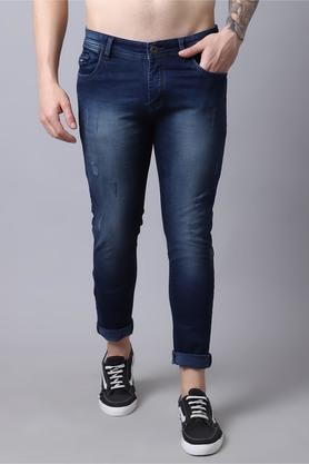 mid-wash-cotton-stretch-slim-fit-men's-jeans---blue