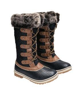 mid-calf lace-up boots