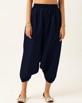 mid-calf length harem pants