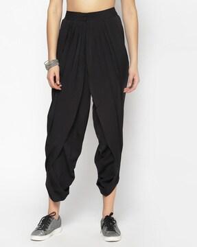 mid calf length relaxed fit pants