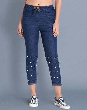 mid-calf length skinny jeans