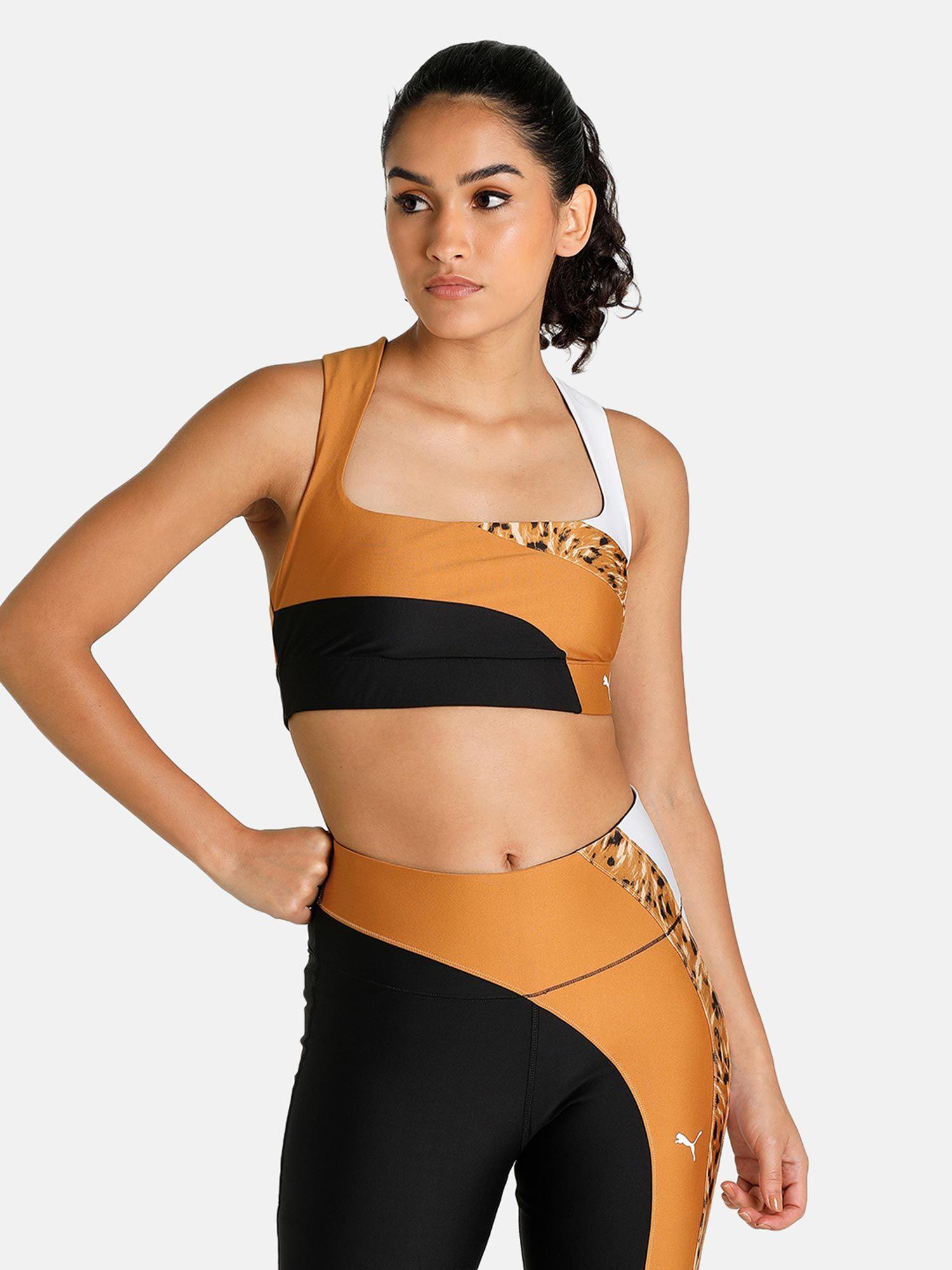 mid impact safari glam bra