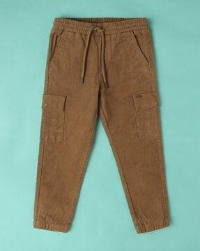 mid-rise cargo joggers