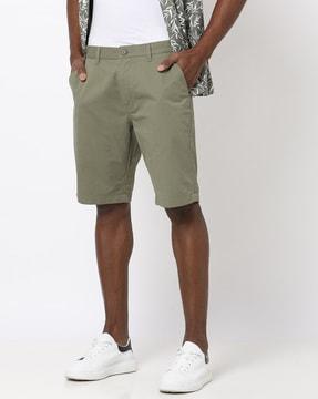 mid-rise-flat-front-shorts