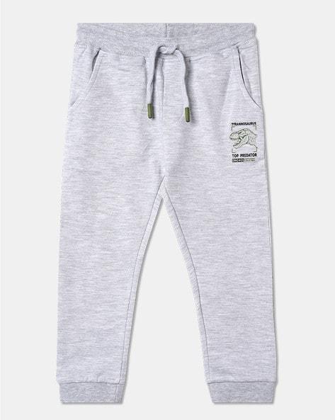 mid-rise joggers with drawstring