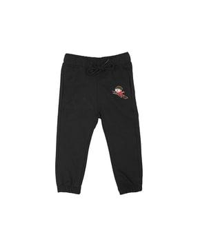 mid-rise joggers with insert pockets