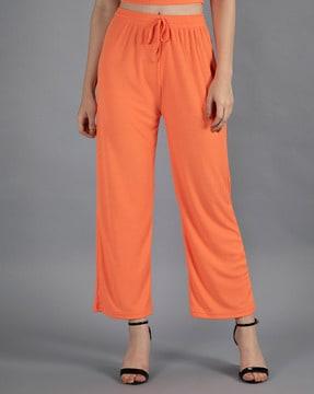 mid-rise ankle-length trousers