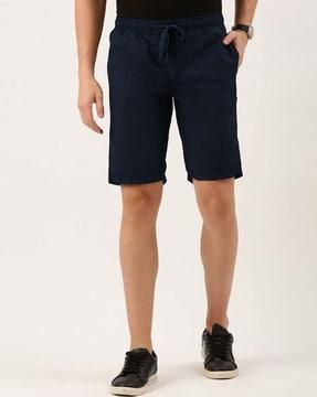 mid-rise bermuda shorts