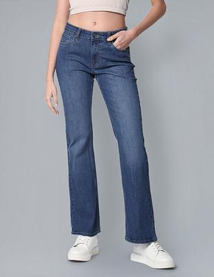 mid rise bootcut fit jeans