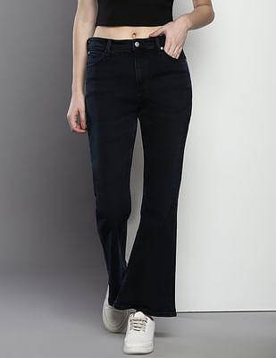 mid rise bootcut fit jeans