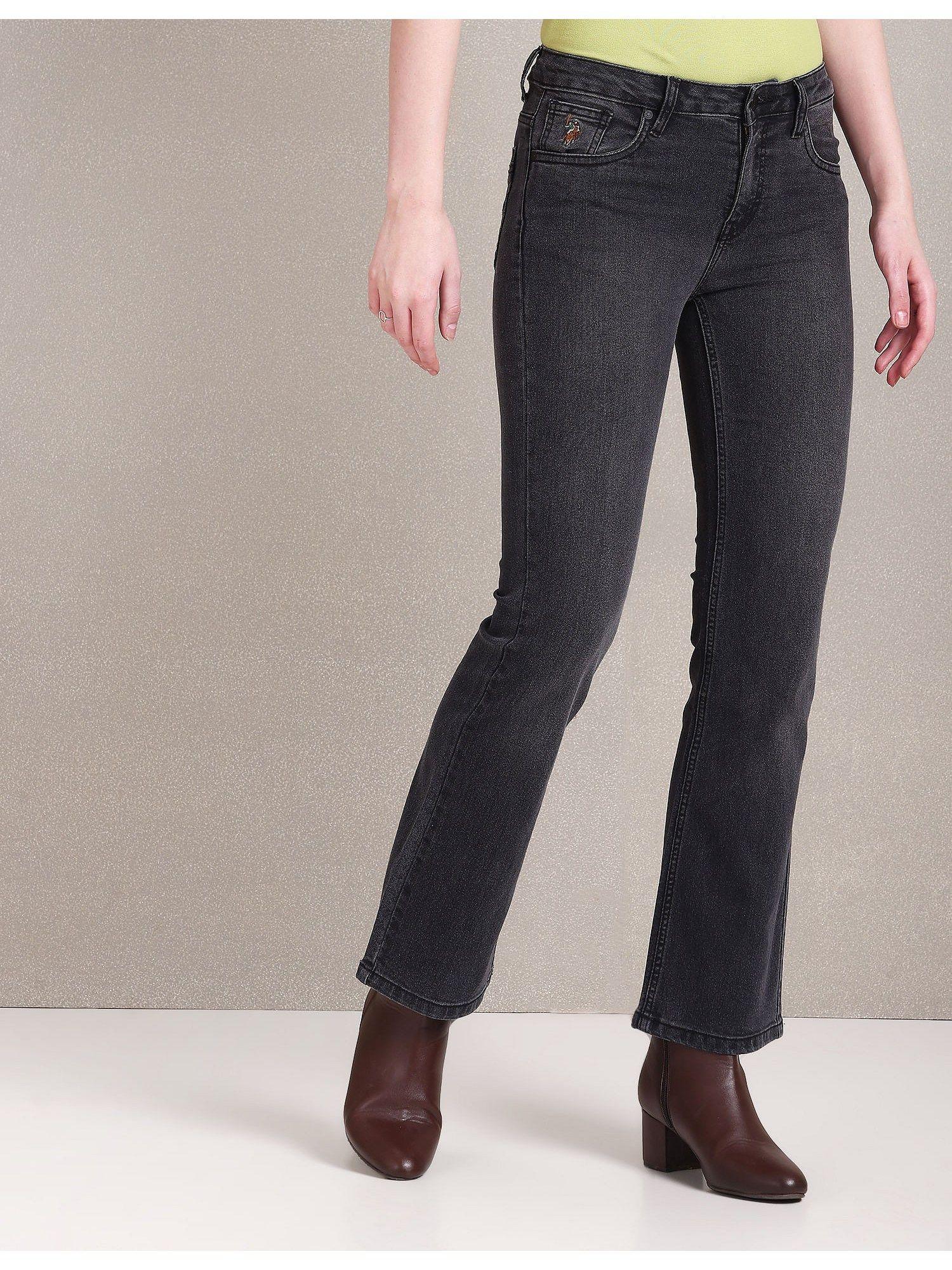 mid rise bootcut jeans