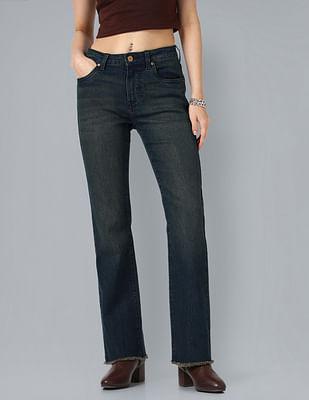 mid rise bootcut jeans