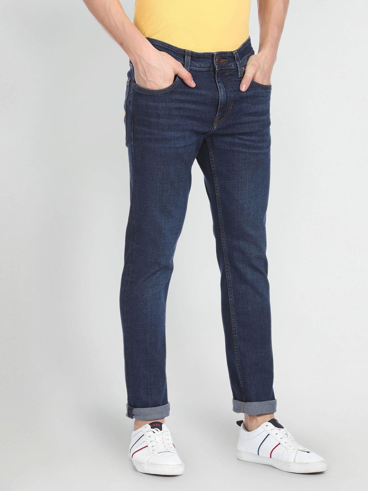 mid rise brandon slim tapered fit jeans