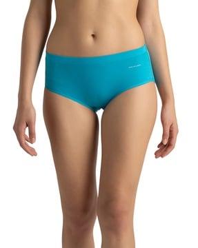 mid-rise briefs with placement logo